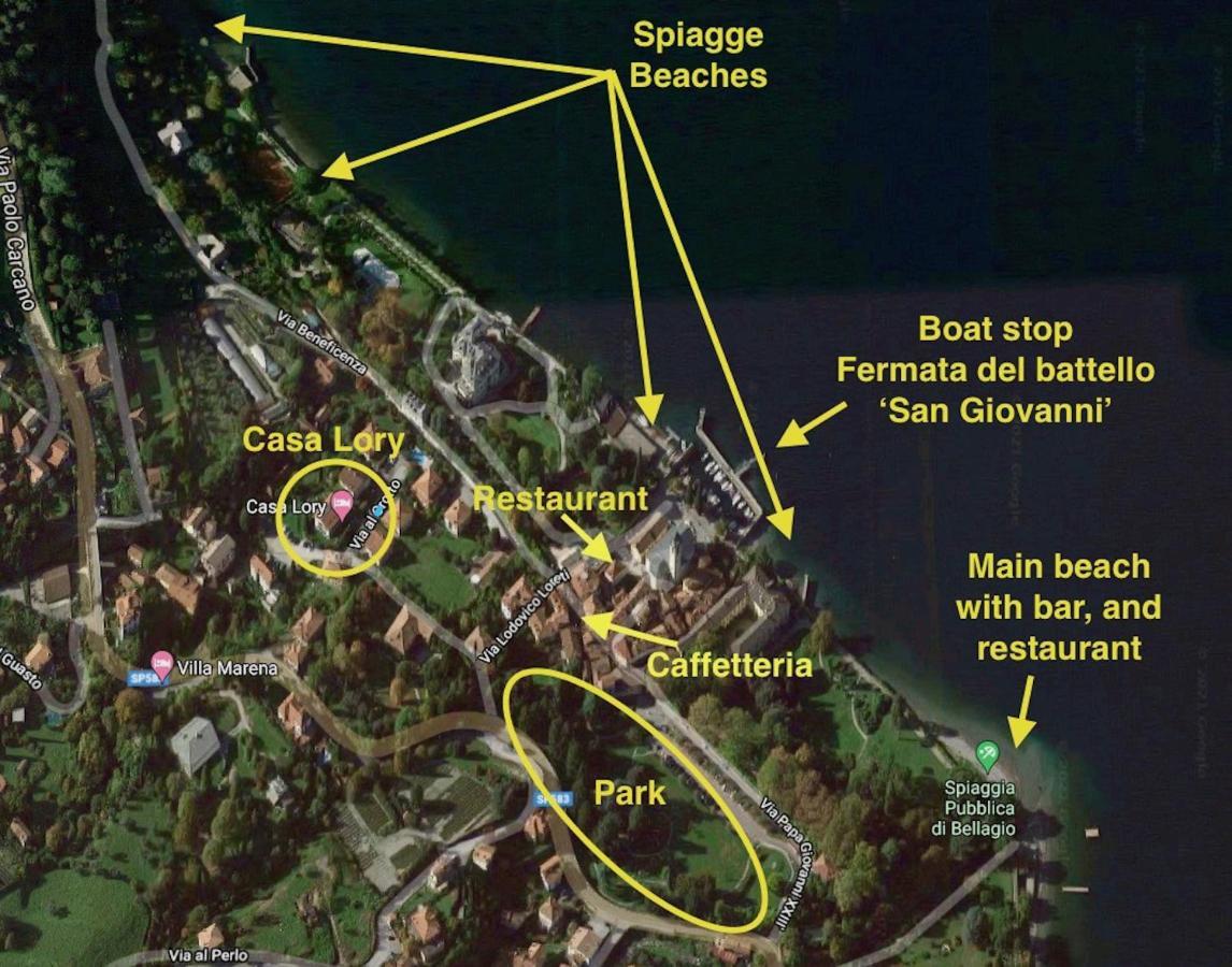Appartamenti Casa Lory Bellagio Eksteriør billede